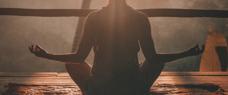 Person stretching during a morning routine